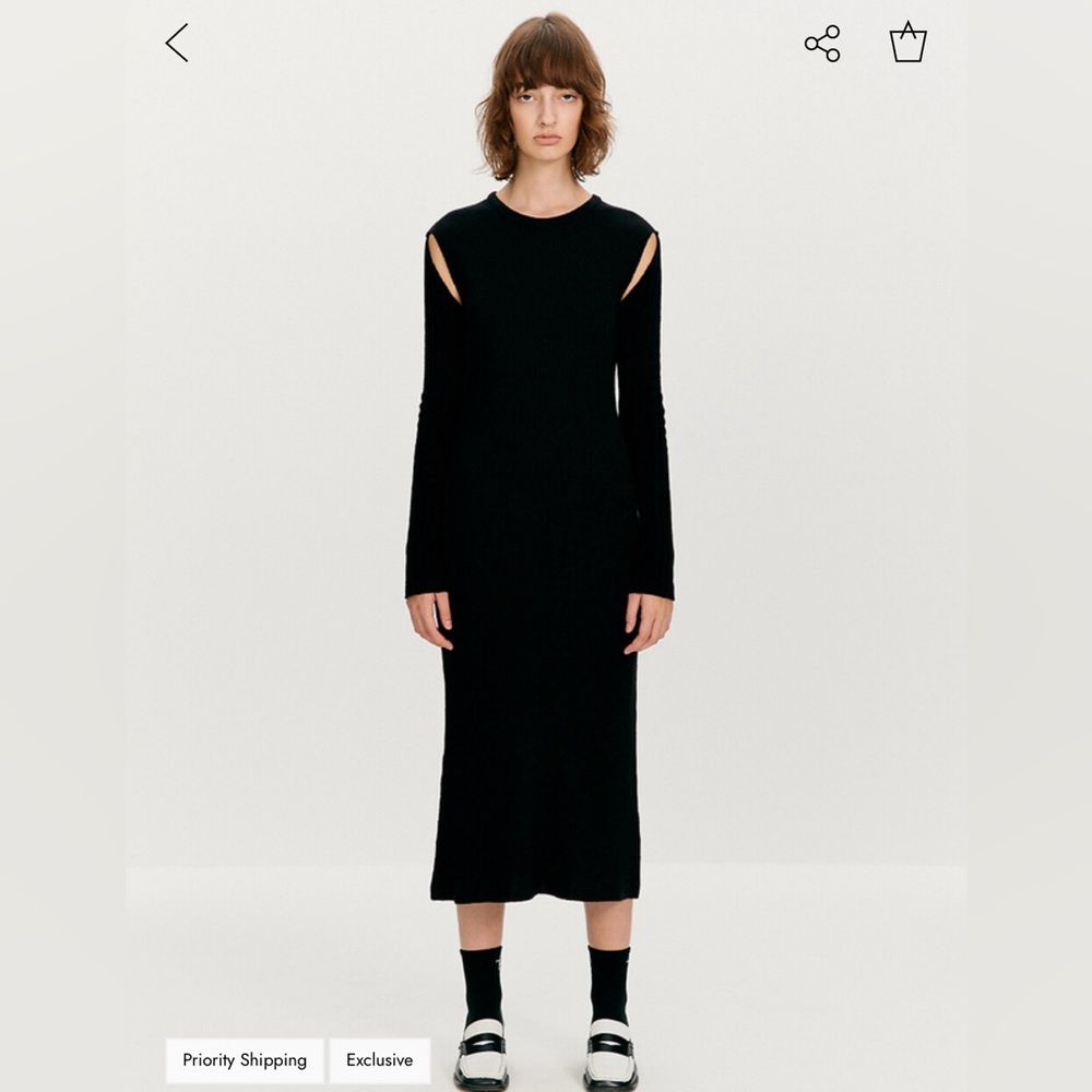 Wool-blend Knit Dress